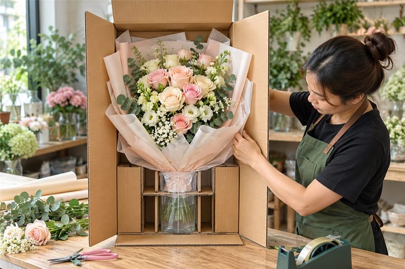 Cách bảo quản hoa khi giao hàng xa: Hướng dẫn thực tế