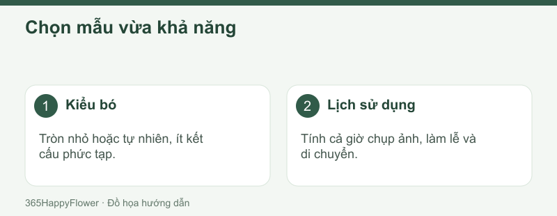 Phom nhỏ, nhẹ giúp bạn kiểm soát tay cầm trong lần tự làm đầu tiên.