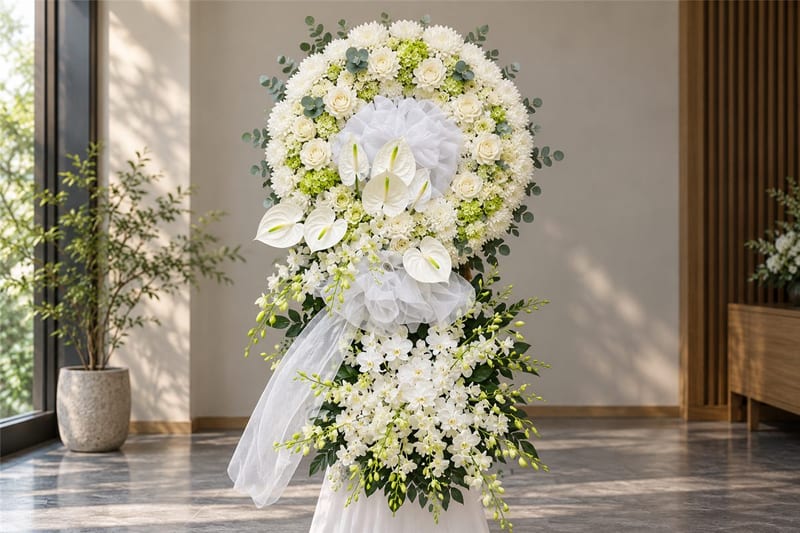 Cách chọn hoa chia buồn và gửi viếng tế nhị