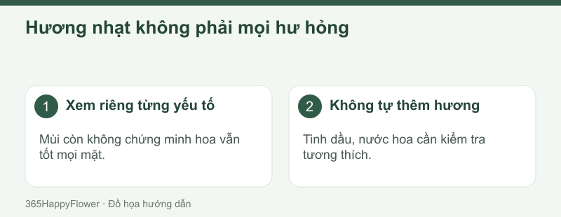 Đánh giá cả bề mặt, kết cấu và điều kiện đã bảo quản.