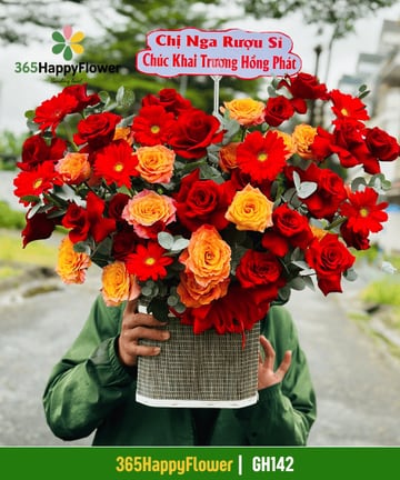 Giỏ Hoa Đẹp Bán Chạy – GH142