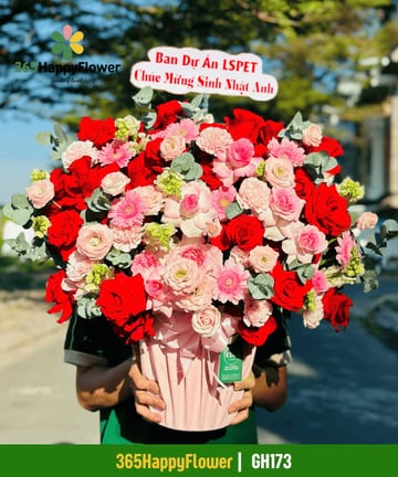 Giỏ Hoa Tặng Sếp – GH173