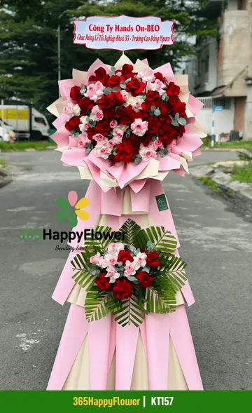 Kệ Hoa Chúc Mừng Khai Trương Cửa Hàng – KT157