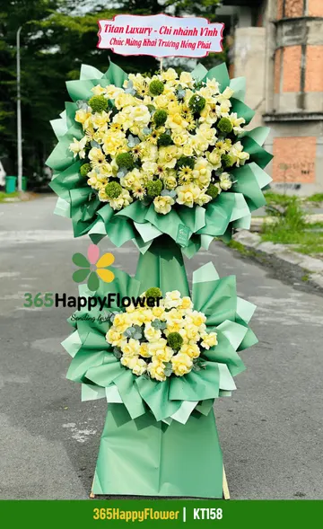Kệ Hoa Chúc Mừng Ngày Thành Lập – KT158