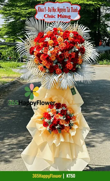 Lẵng Hoa Đẹp Ý Nghĩa – KT50