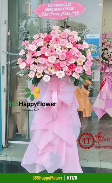 Lẵng Hòa Đồng Tiền – KT170