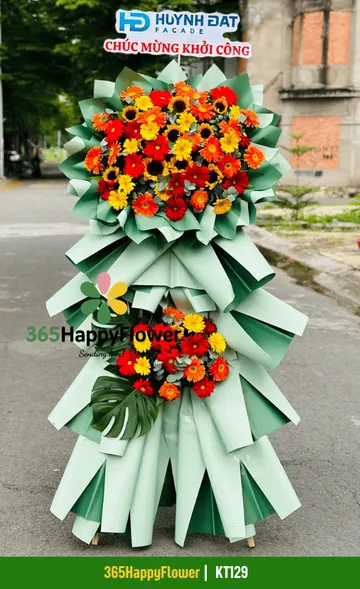 Kệ Hoa Chúc Mừng Lễ Khởi Công – KT129