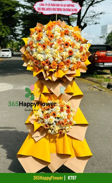 Kệ Hoa Tươi Đẹp 2 Tầng – KT97