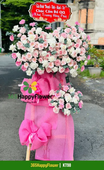 Kệ Hoa Tươi Đẹp Nhẹ Nhàng – KT98