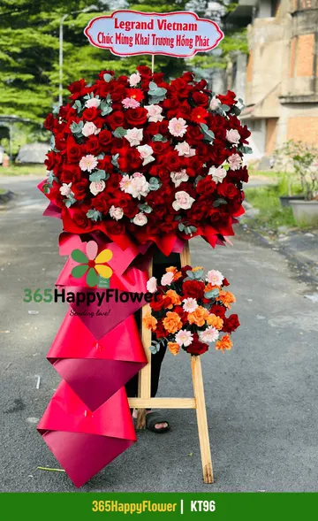 Kệ Hoa Tươi Đẹp Sang Trọng – KT96