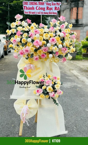 Kệ Hoa Tươi Đẹp Ý Nghĩa – KT109