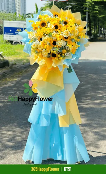 Kệ Hoa Tươi Khai Trương Đẹp – KT51