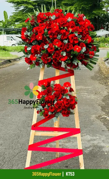Kệ Hoa Tươi Khai Trương Nổi Bật – KT53