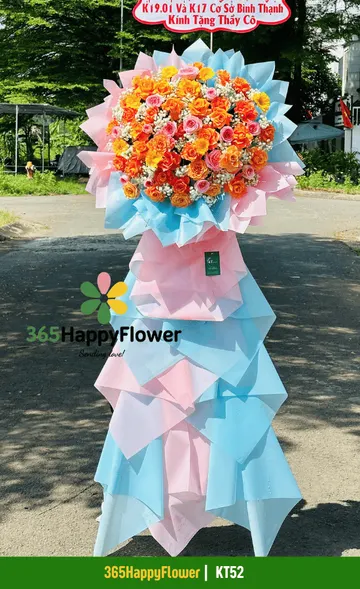 Kệ Hoa Tươi Phát Tài – KT52
