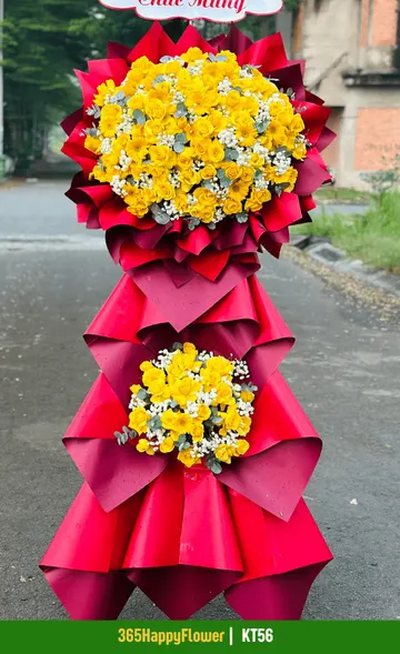 Kệ Hoa Tươi Khai Trương Ý Nghĩa – KT56