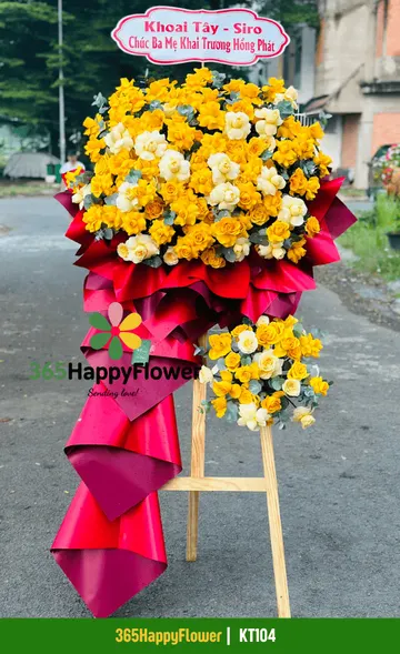 Kệ Hoa Tươi Nổi Bật Đẹp – KT104