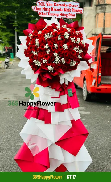 Kệ Hoa Tươi Phổ Biến – KT117