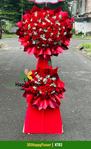 Kệ Hoa Tươi Sinh Nhật Dễ Thương – KT83