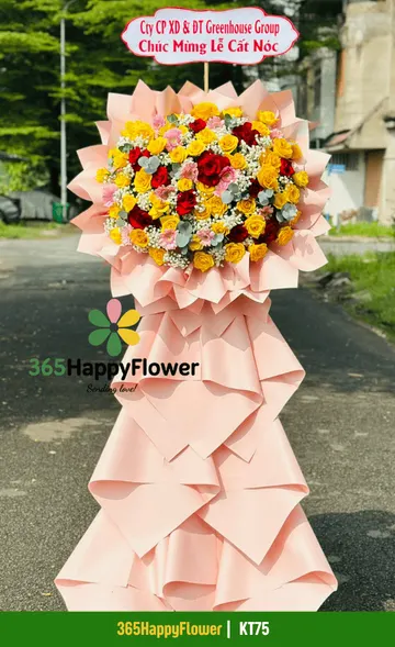 Kệ Hoa Tươi Sinh Nhật Đẹp – KT75