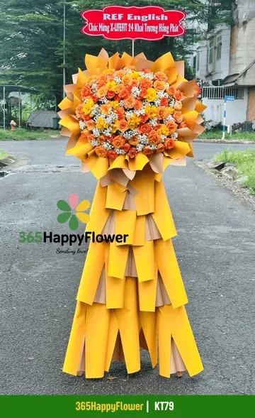 Kệ Hoa Tươi Sinh Nhật Tinh Tế – KT79