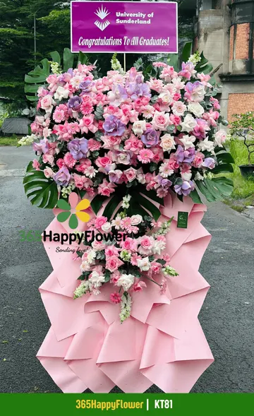 Kệ Hoa tươi Sinh Nhật Trẻ Trung – KT81