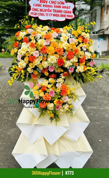 Kệ Hoa Tươi Sự Kiện Cao Cấp – KT73