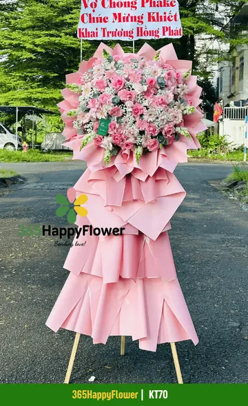 Kệ Hoa Tươi Sự Kiện Hoành Tráng – KT70