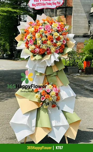 Kệ Hoa Tươi Sự Kiện Sang Trọng – KT67