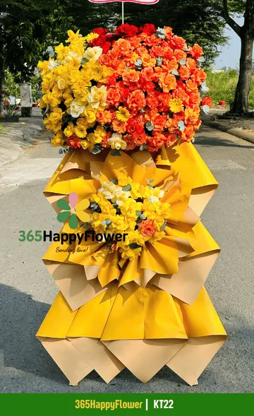 Kệ Hoa Tươi Tặng Công Ty – KT22