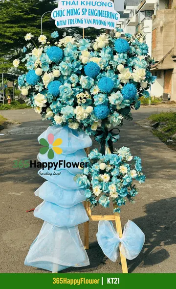 Kệ Hoa Tươi Tặng Khách Hàng – KT21