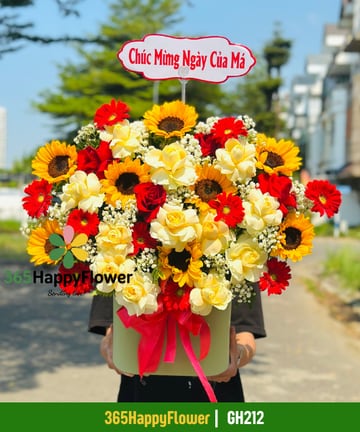 Giỏ Hoa tươi – GH212