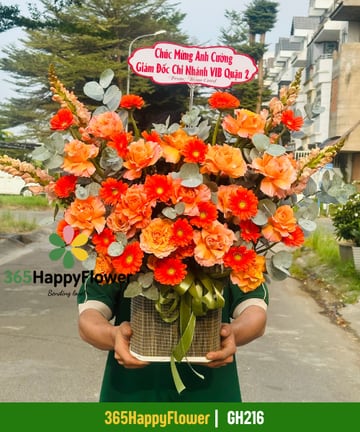 Giỏ Hoa Tươi – GH216
