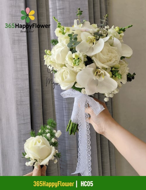 Bó Hoa Cưới Nhẹ Nhàng