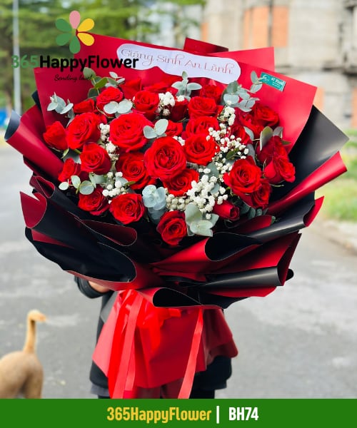 Bó Hoa Hồng Đỏ Đẹp