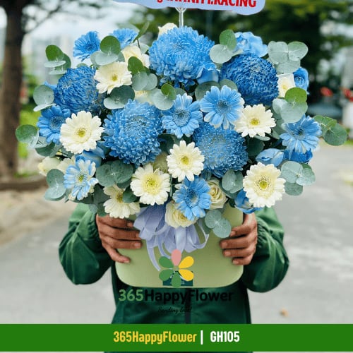 Giỏ Hoa Đẹp Để Bàn