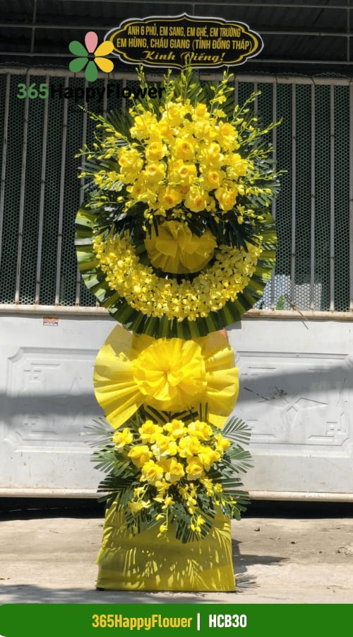 Kệ Hoa Tang Hoa Lan Mix Hoa Hồng
