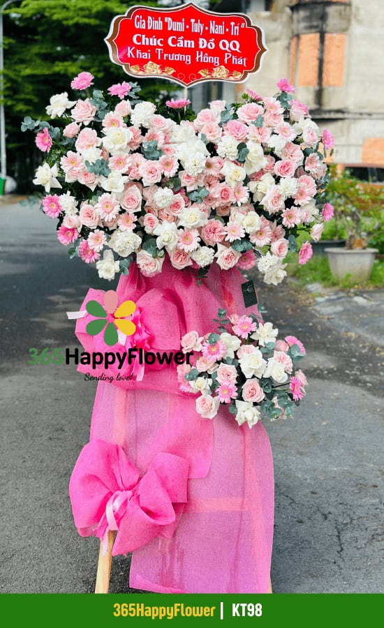 Kệ Hoa Tươi Đẹp Nhẹ Nhàng