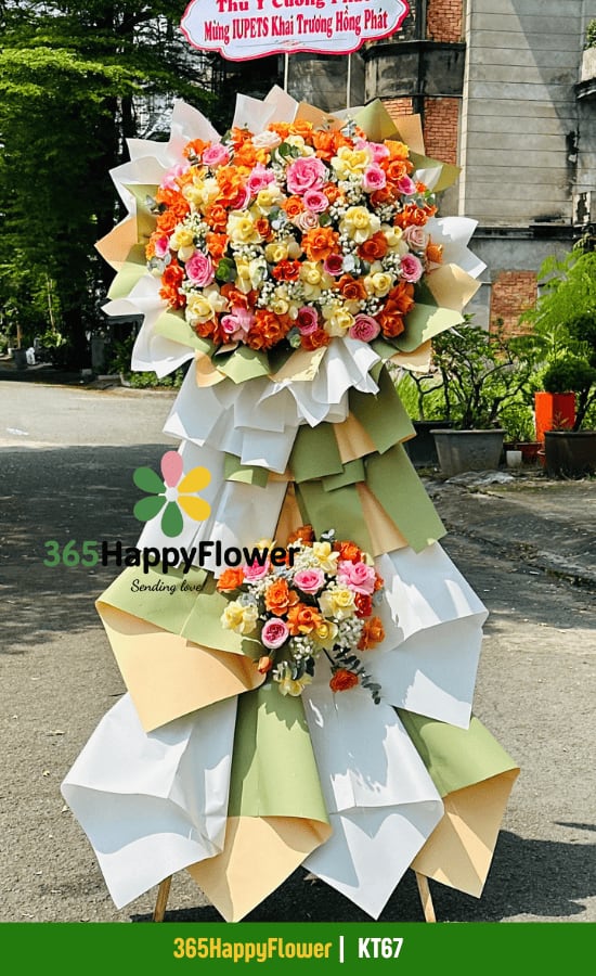 Kệ Hoa Tươi Sự Kiện Sang Trọng