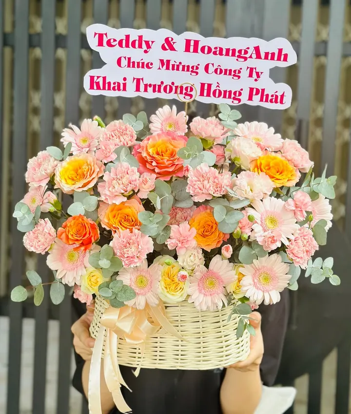Giỏ Hoa Tươi – HL35