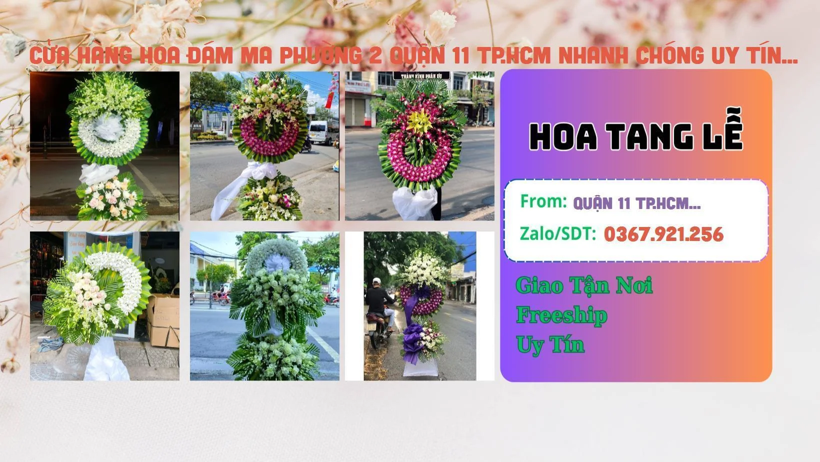 Đặt Giao Hoa Tận Nơi - Vòng Hoa Tang Lễ Phường 2 Quận 11 TP.HCM Chất Lượng Cửa Hàng Hoa Đám Ma Phường 2 Quận 11 TP.HCM Nhanh Chóng Uy Tín
