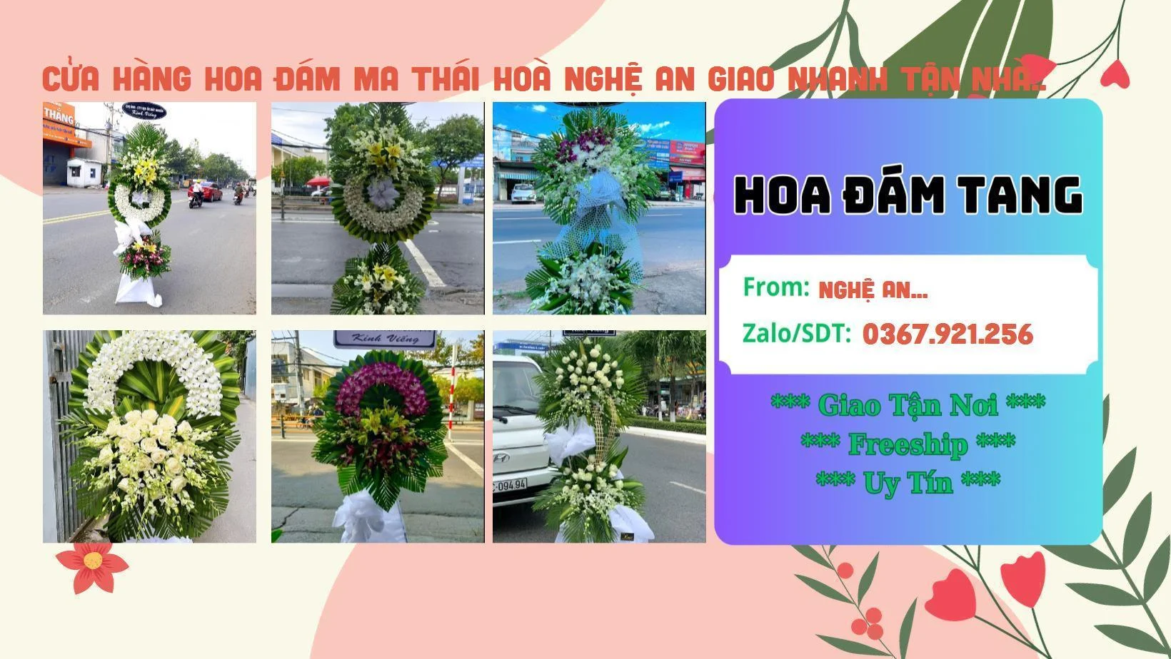 Đặt Giao Hoa Tận Nơi - Cửa Hàng Hoa Đám Ma Thái Hoà Nghệ An Uy Tín Nhanh Chóng Cửa Hàng Hoa Đám Ma Thái Hoà Nghệ An Giao Nhanh Tận Nhà