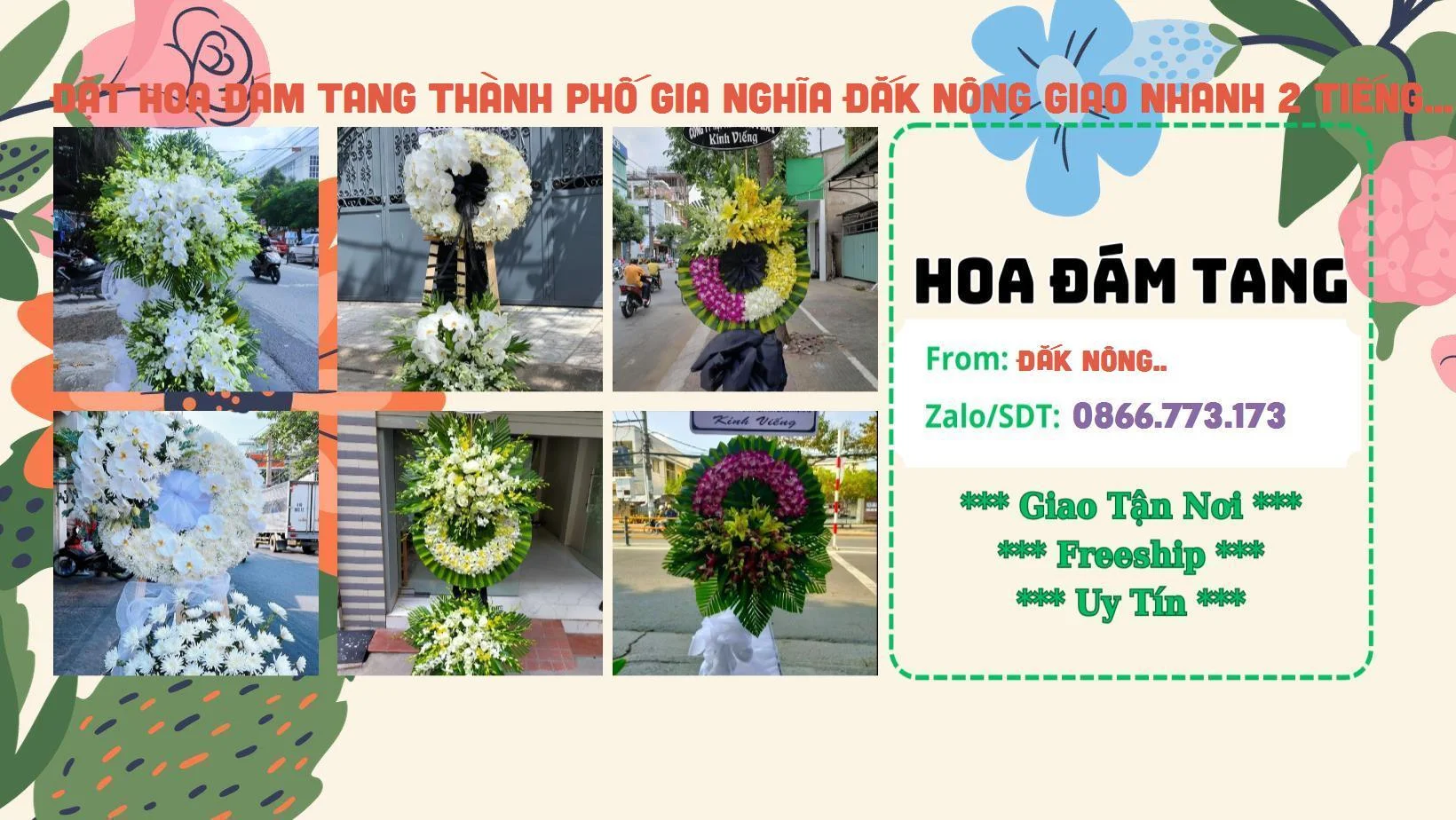 Đặt Giao Hoa Tận Nơi - Đặt Hoa Viếng Thành Phố Gia Nghĩa Đắk Nông Nhanh Chóng Uy Tín Đặt Hoa Đám Tang Thành Phố Gia Nghĩa Đắk Nông Giao Nhanh 2 Tiếng