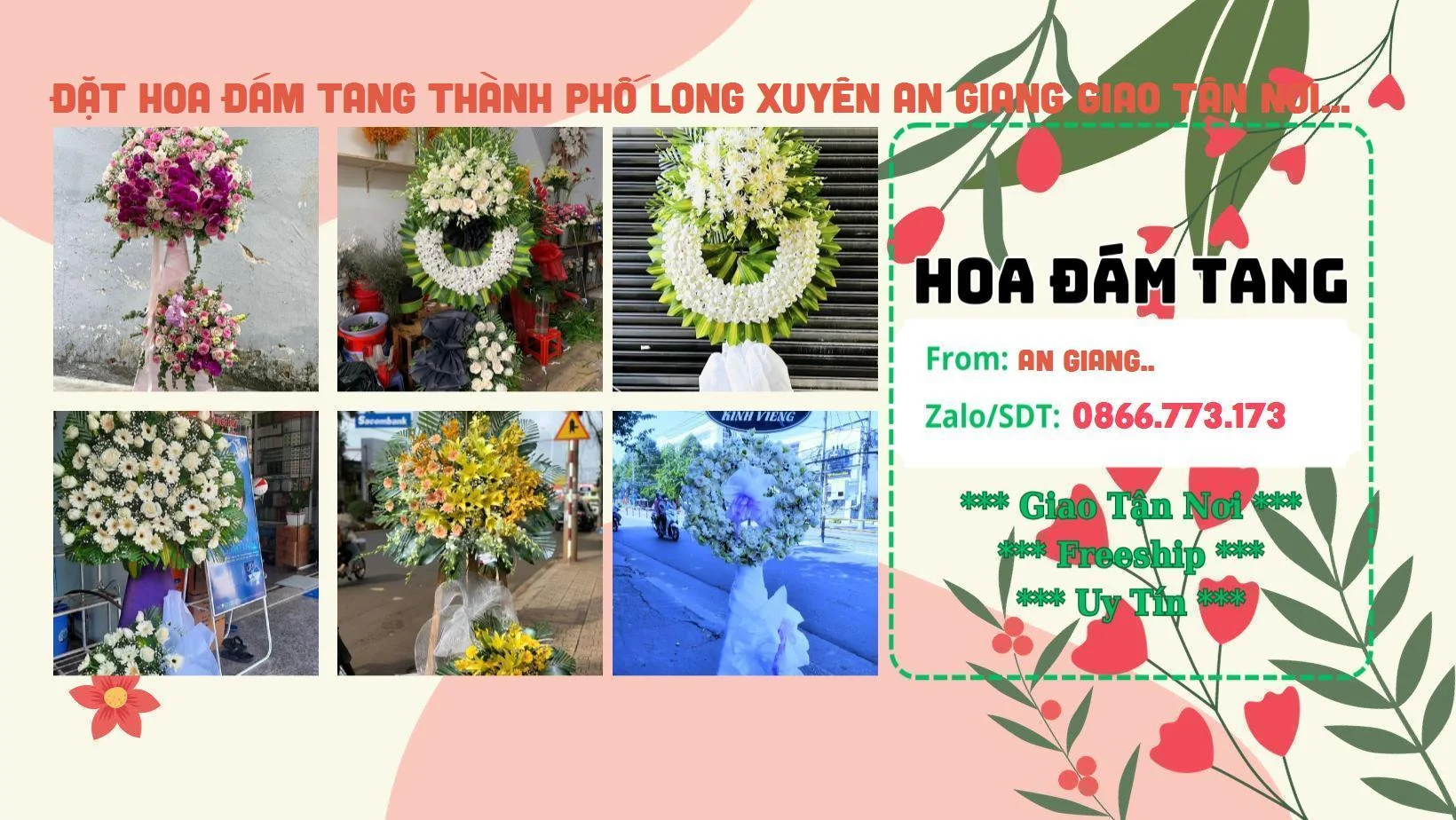 Đặt Giao Hoa Tận Nơi - Đặt Hoa Viếng Thành Phố Long Xuyên An Giang Nhanh Gọn Đặt Hoa Đám Tang Thành Phố Long Xuyên An Giang Giao Tận Nơi