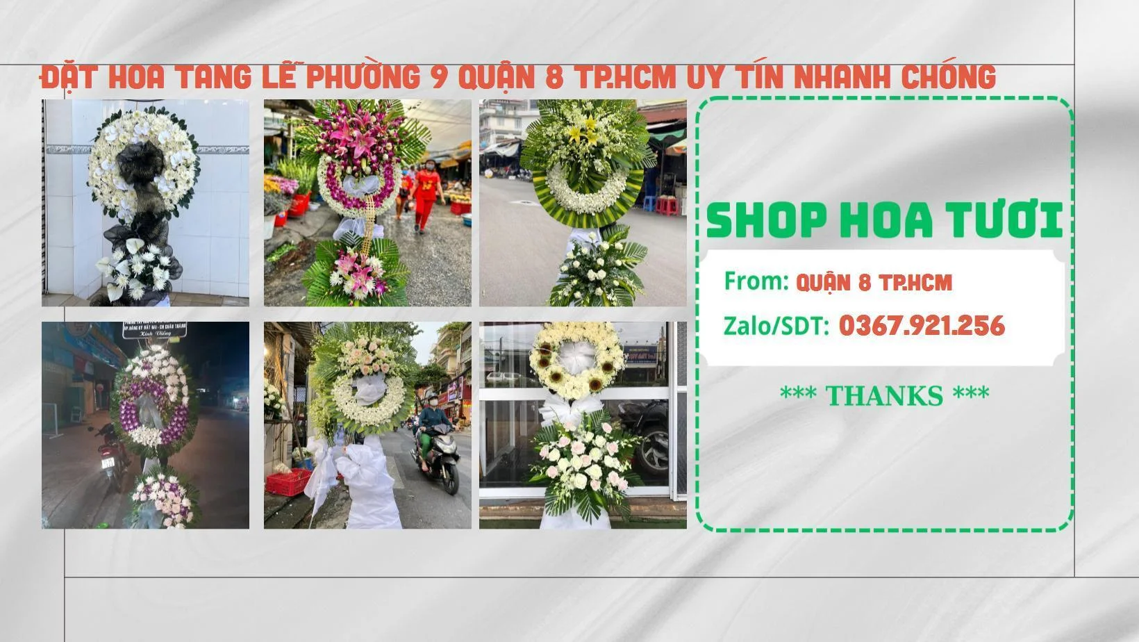 Đặt Giao Hoa Tận Nơi - Hoa Đám Ma Phường 9 Quận 8 TP.HCM Đảm Bảo Chất Lượng Đặt Hoa Tang Lễ Phường 9 Quận 8 TP.HCM Uy Tín Nhanh Chóng