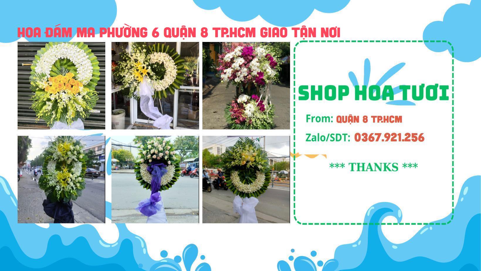 Đặt Giao Hoa Tận Nơi - Đặt Hoa Tang Lễ Phường 6 Quận 8 TP.HCM Đảm Bảo Chất Lượng Hoa Đám Ma Phường 6 Quận 8 TP.HCM Giao Tận Nơi