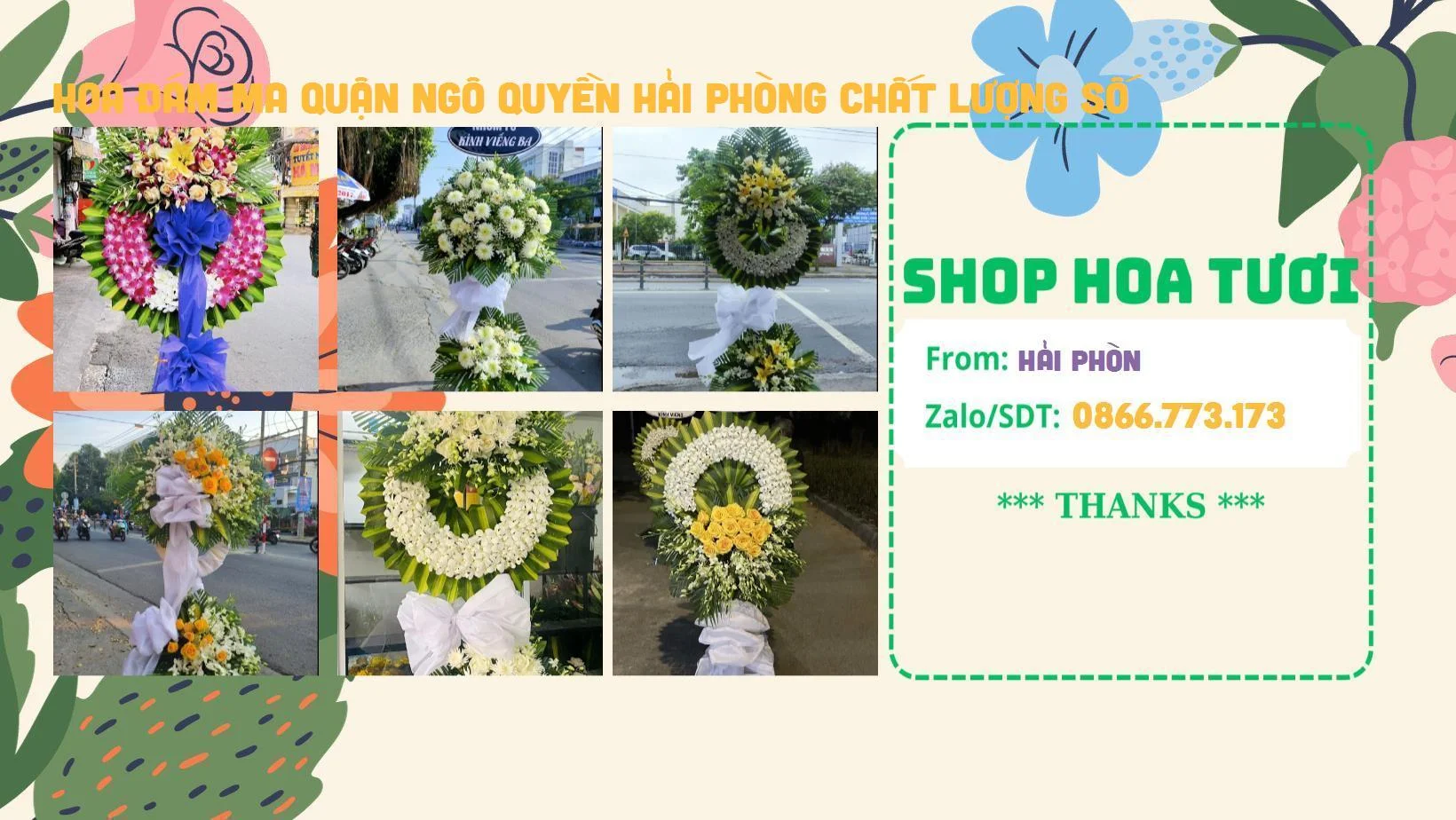 Đặt Giao Hoa Tận Nơi - Hoa Đám Tang Quận Ngô Quyền Hải Phòng Đảm Bảo Chất Lượng Hoa Đám Ma Quận Ngô Quyền Hải Phòng Chất Lượng Số 1