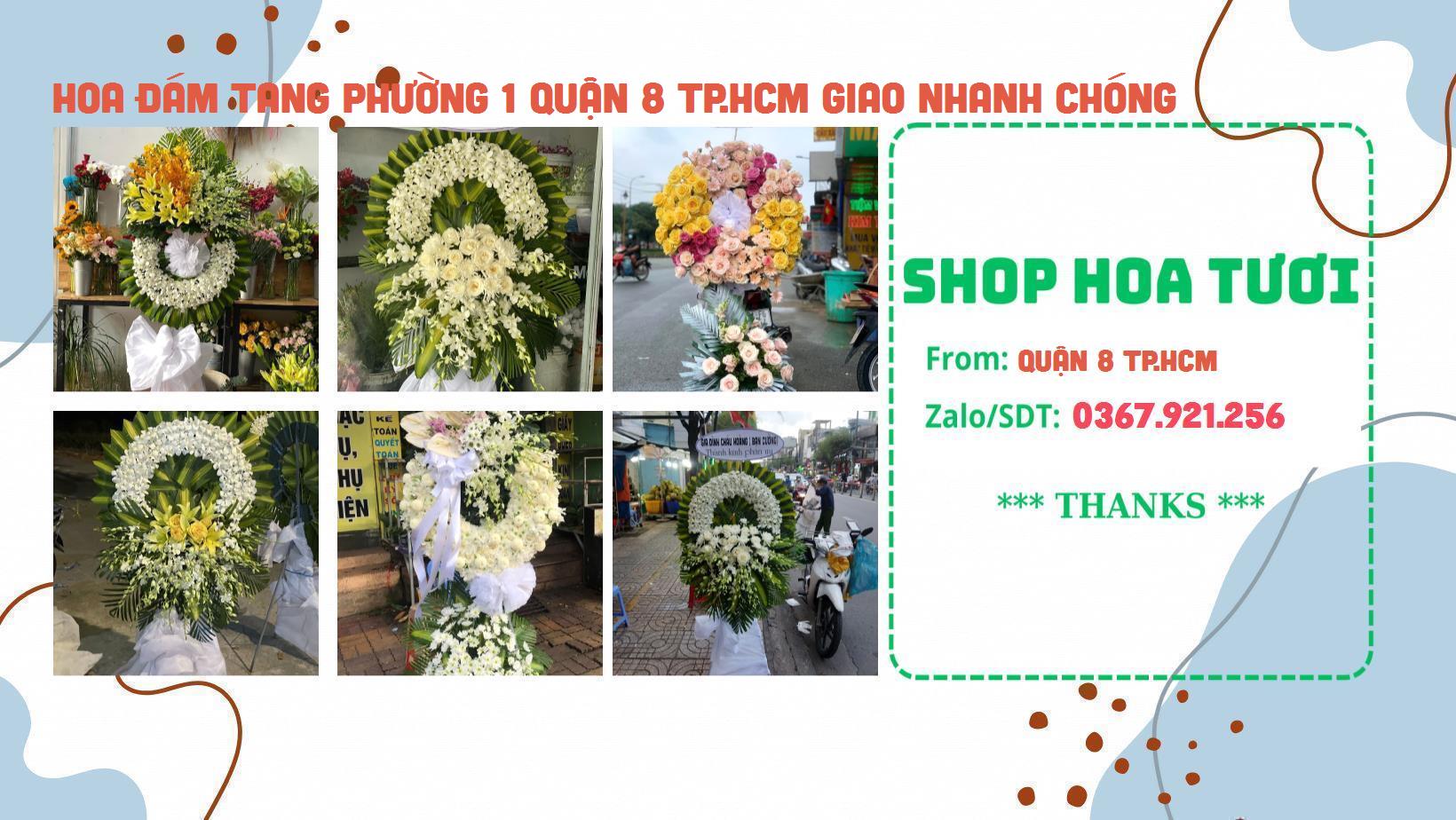 Đặt Giao Hoa Tận Nơi - Hoa Chia Buồn Phường 1 Quận 8 TP.HCM Uy Tín Nhanh Chóng Hoa Đám Tang Phường 1 Quận 8 TP.HCM Giao Nhanh Chóng