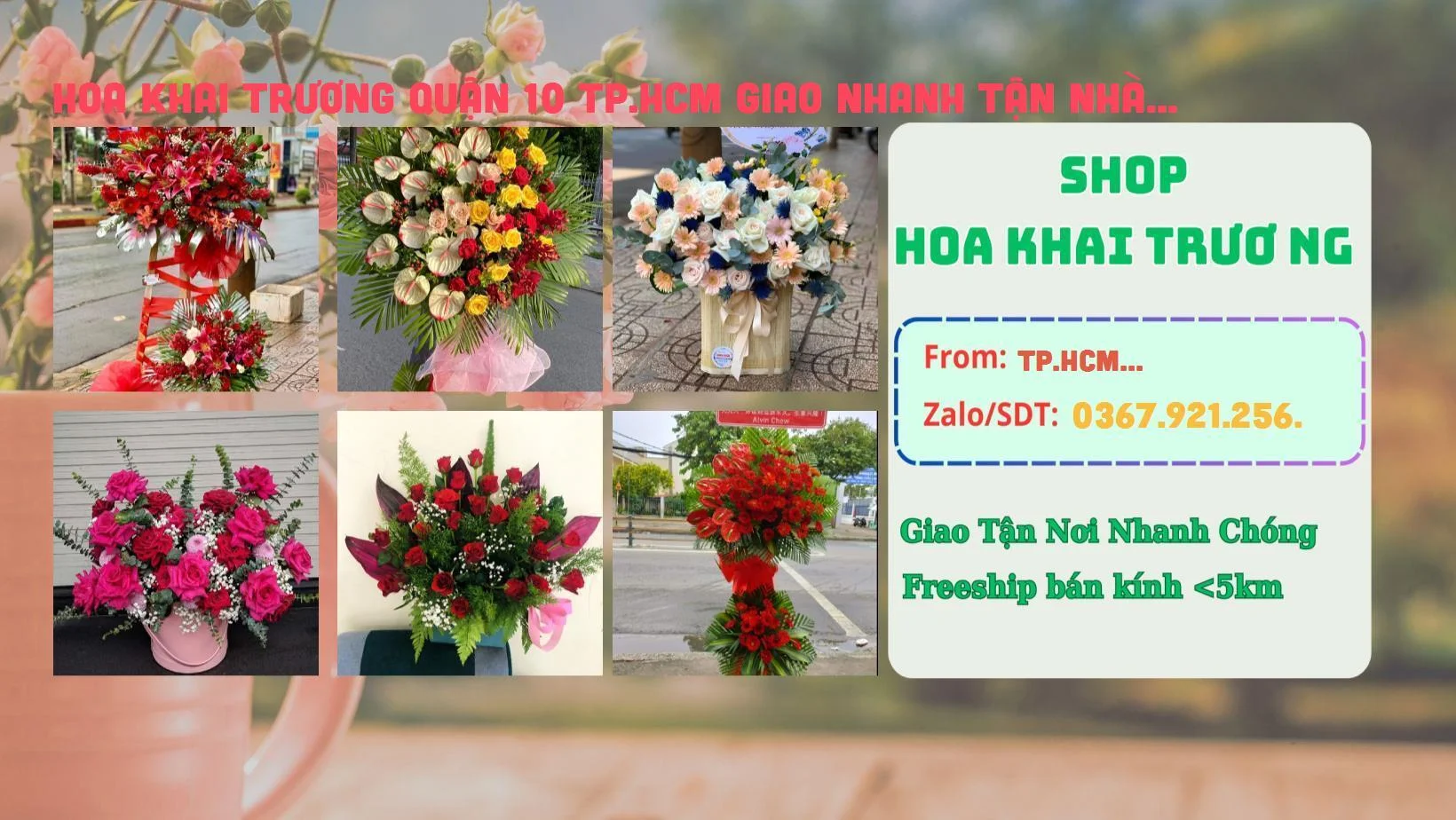 Đặt Giao Hoa Tận Nơi - Cửa Hàng Hoa Khai Trương Quận 10 TP.HCM Đảm Bảo Chất Lượng Hoa Khai Trương Quận 10 TP.HCM Giao Nhanh Tận Nhà