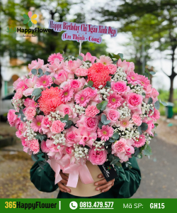 Giỏ hoa tươi – GH15