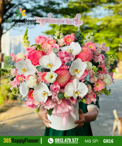 Giỏ hoa tươi – GH16